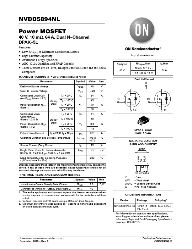 <?=NVDD5894NL?> डेटा पत्रक पीडीएफ