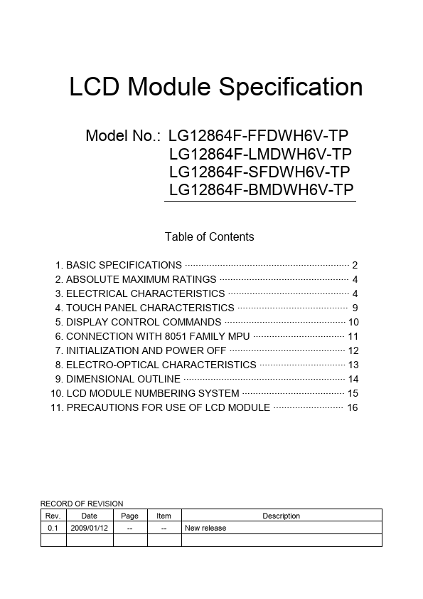 LG12864F-SFDWH6V-TP ETC