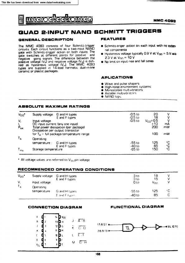 MMC4093 Micro Electronics