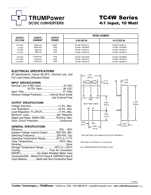 TC4W-10Sxxx