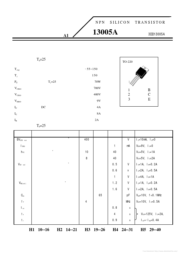 <?=3DD13005A?> डेटा पत्रक पीडीएफ