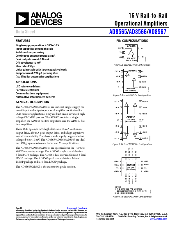 AD8567 Analog Devices
