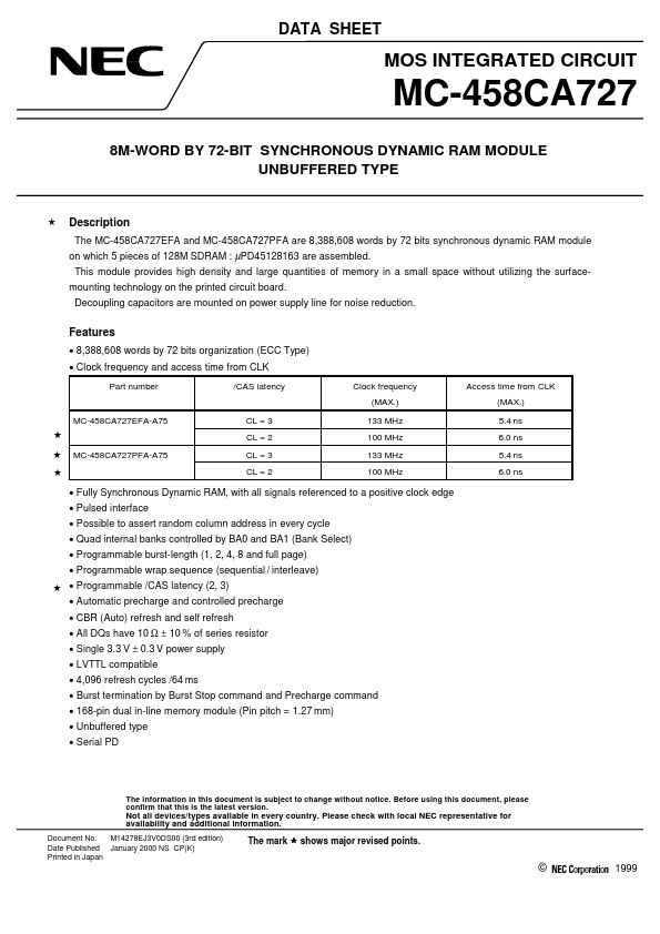 MC-458CA727 NEC