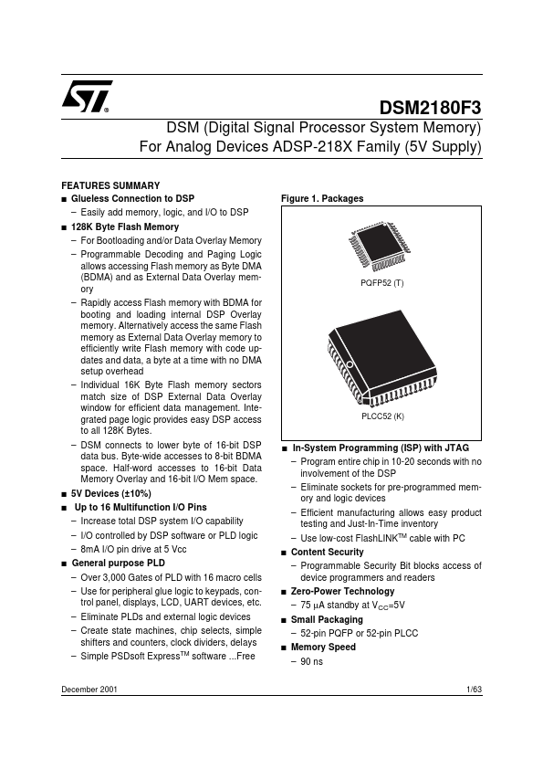 DSM2180F3 ST Microelectronics