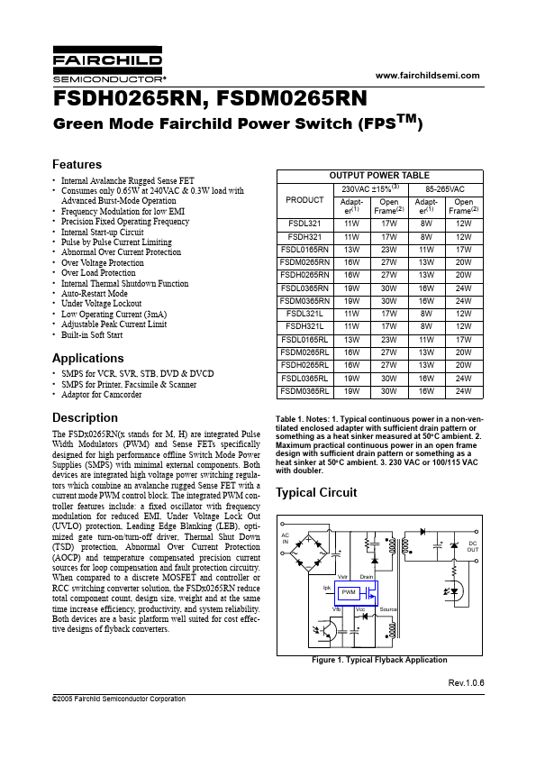 DM0265R Fairchild Semiconductor