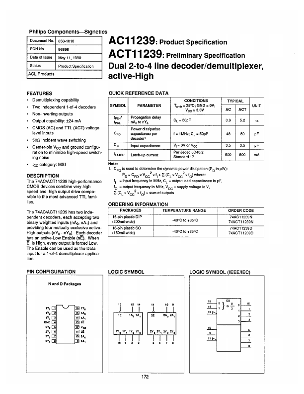 74AC1239