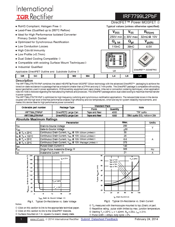 IRF7799L2PBF