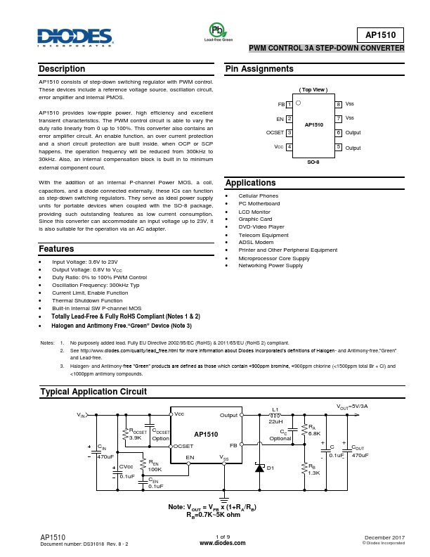 AP1510 Diodes Incorporated