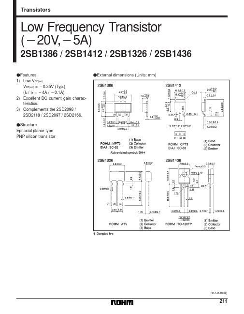 2SB1386 Rohm