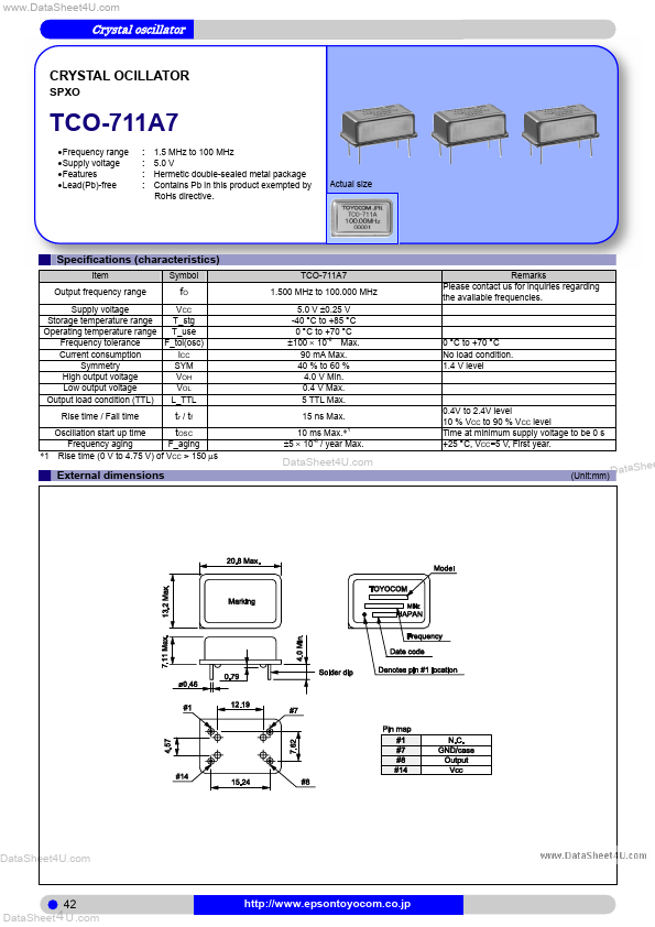 TCO-711A7 EPSON Electronics