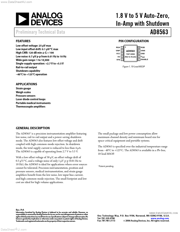 AD8563 Analog Devices