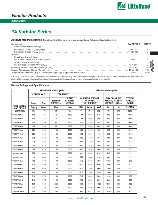 V130PA20C