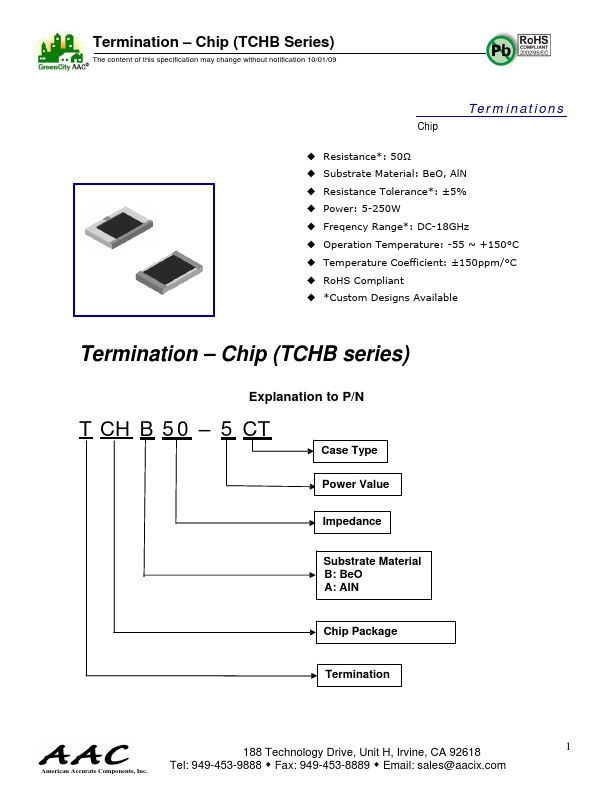 <?=TCHB50-10CT?> डेटा पत्रक पीडीएफ