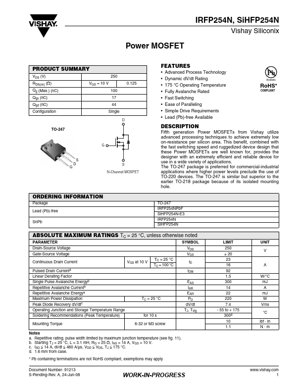 IRFP254N