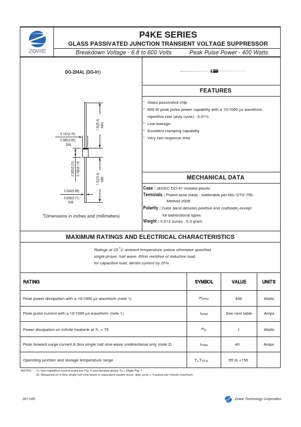 P4KE380CA