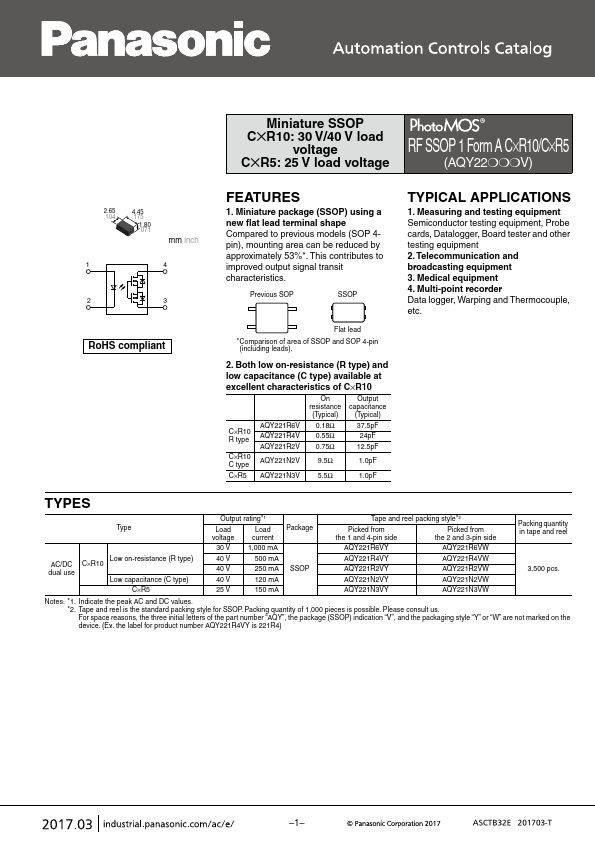 AQY221R6VW Panasonic