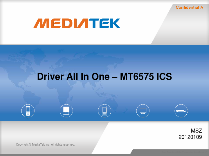 MT6575 Datasheet | Driver All In One