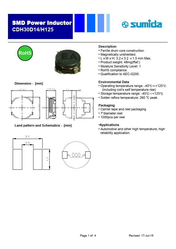 CDH30D14H125