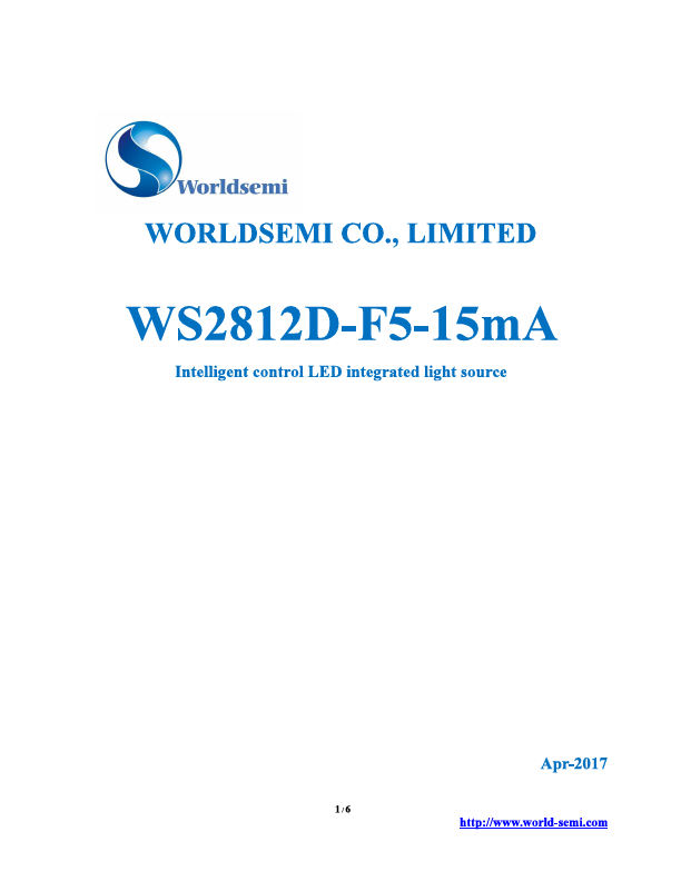 WS2812D-F5 WorldSemi