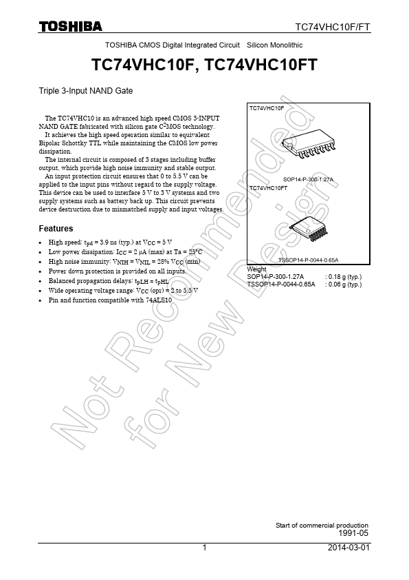 TC74VHC10F