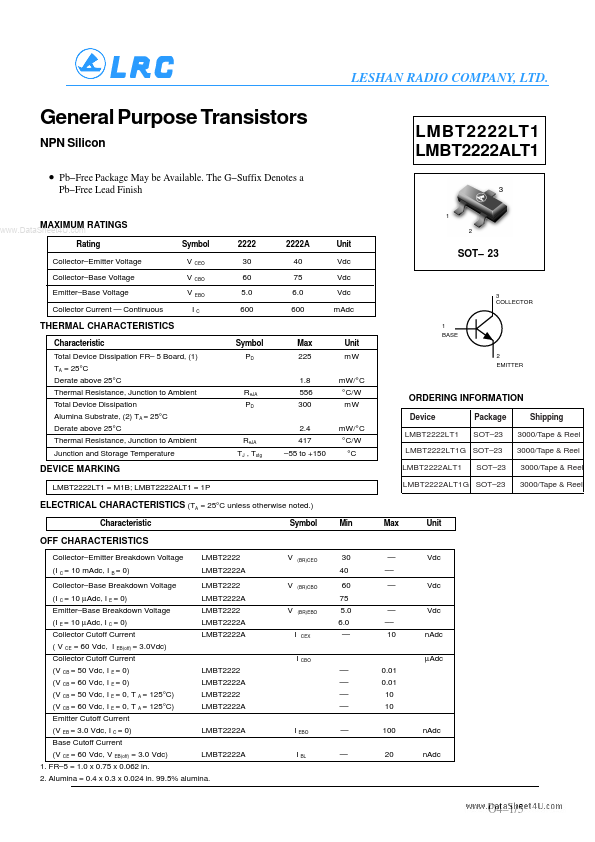 LMBT2222ALT1