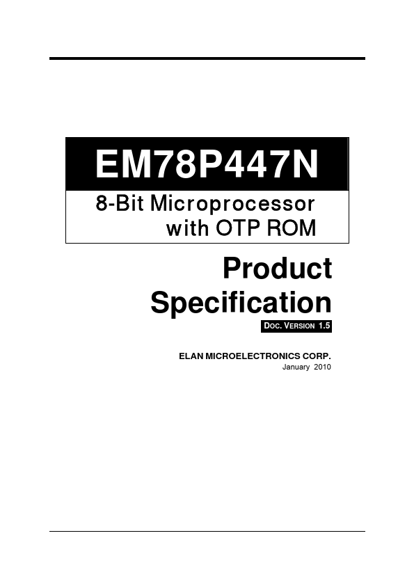 EM78P447N