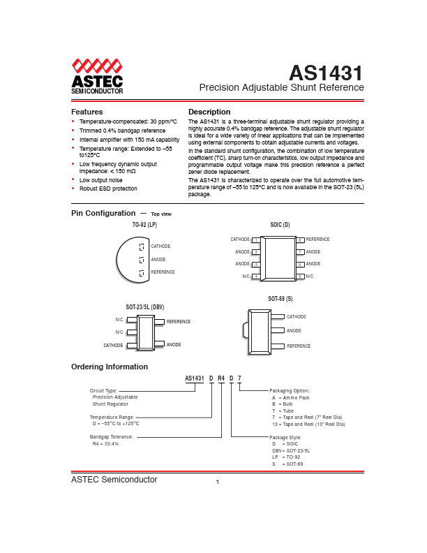 AS1431DR4DBVT ETC