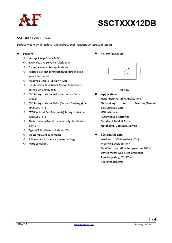 <?=SSCT45V12DB?> डेटा पत्रक पीडीएफ