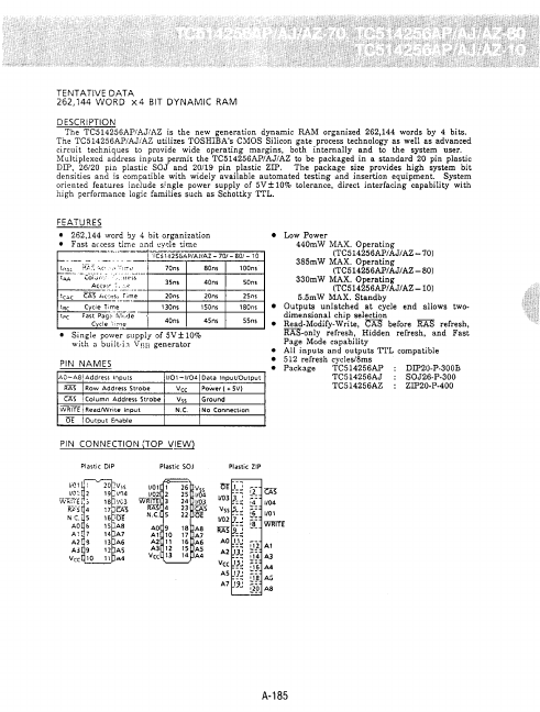 TC514256AJ-10