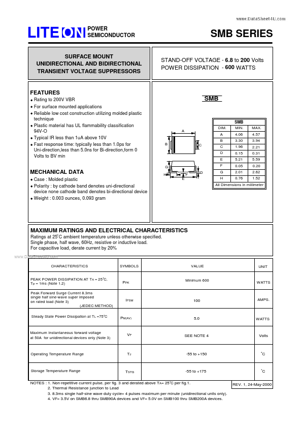 SMB170CA Lite-On Technology