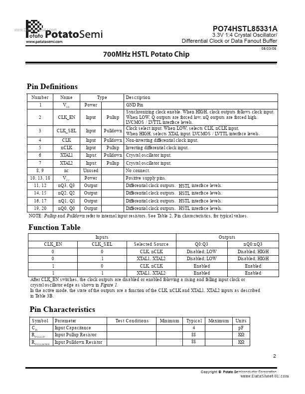 PO74HSTL85331A