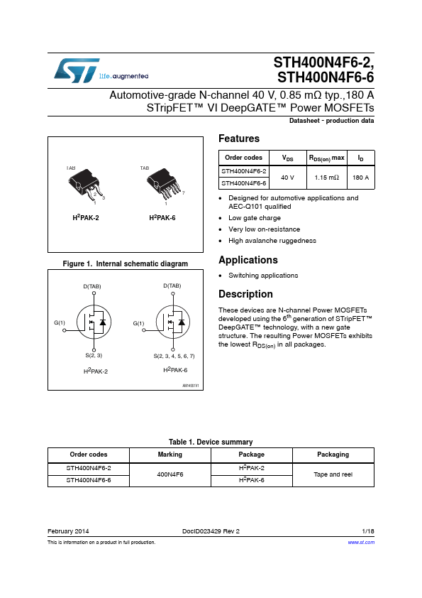 STH400N4F6-6