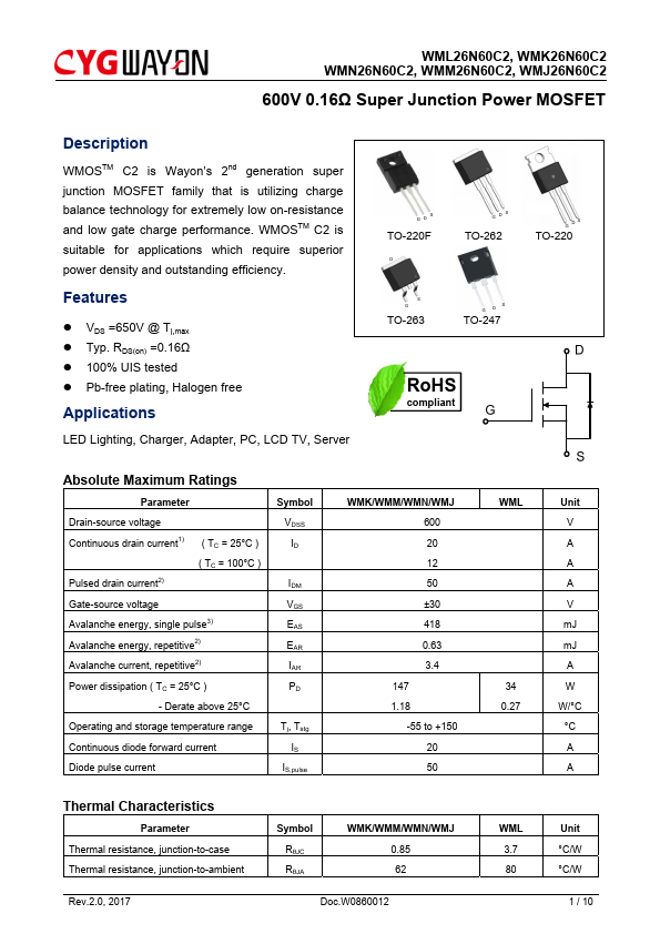 WMJ26N60C2