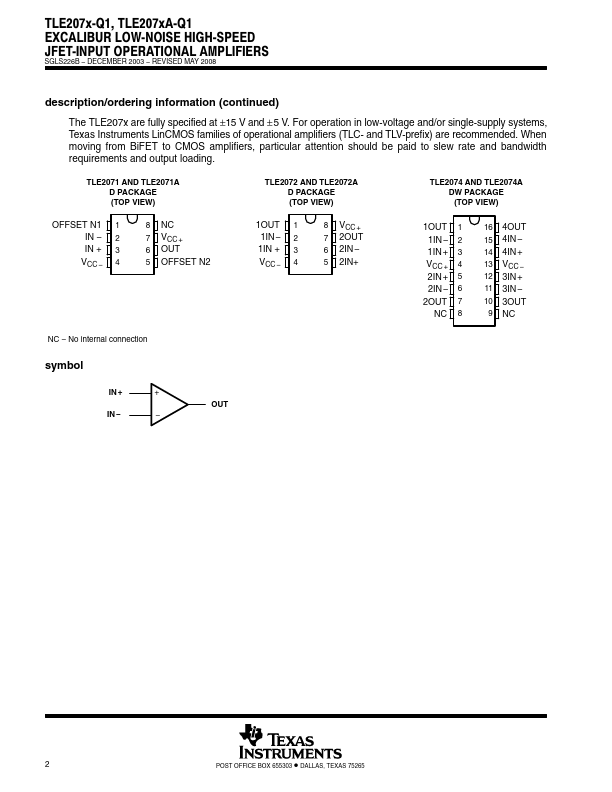 TLE2074A-Q1