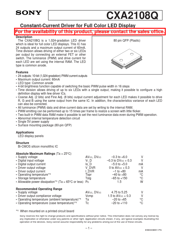 CXA2108Q