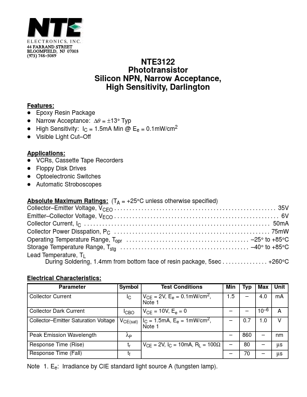 NTE3122