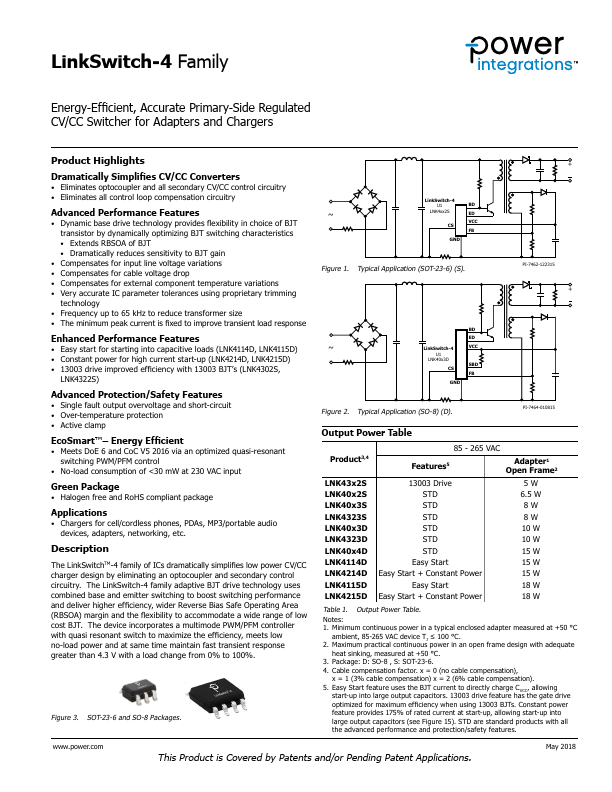 LNK4115D Power Integrations