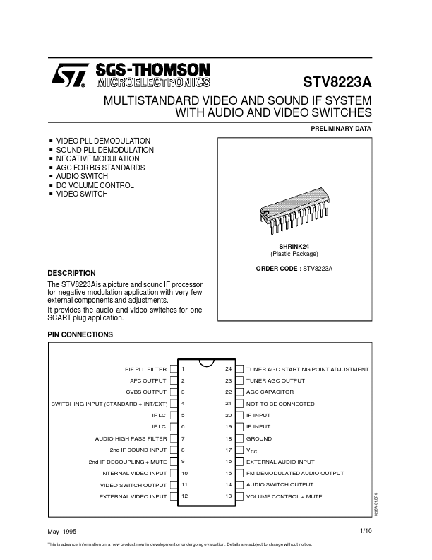 STV8223A ST Microelectronics