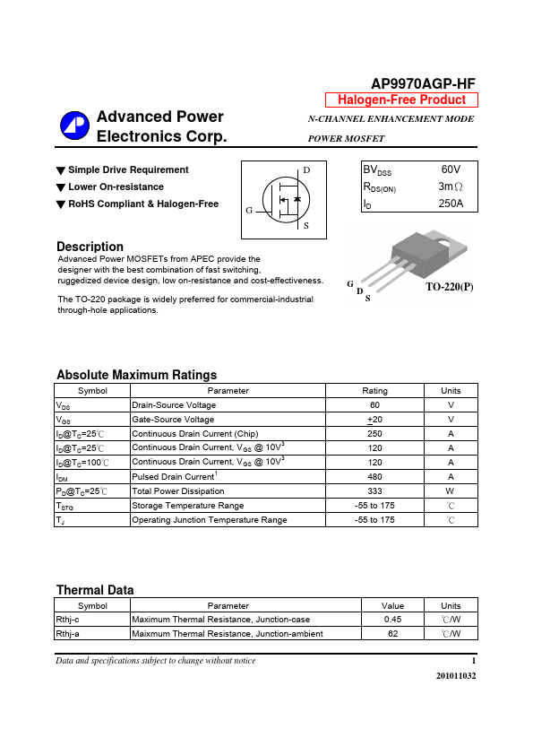 AP9970AGP-HF