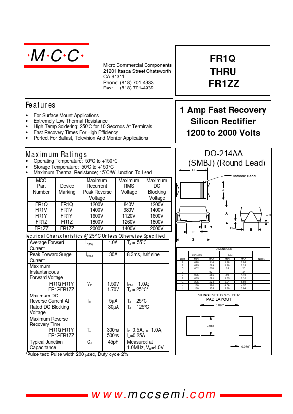 FR1V MCC