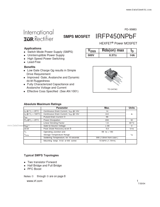IRFP450NPBF