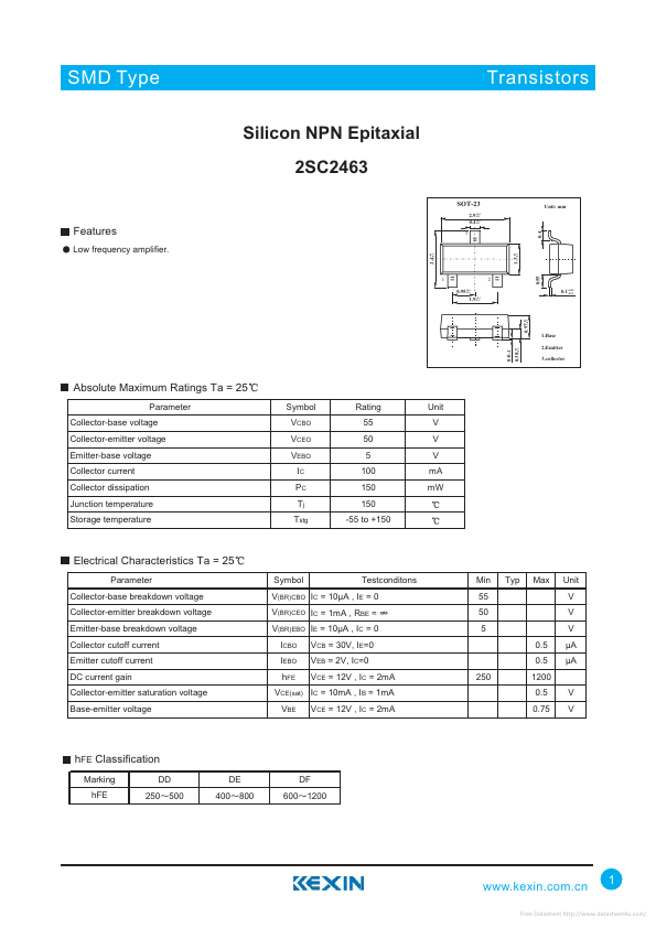 2SC2463 Kexin