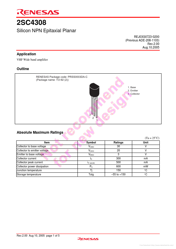 C4308 Renesas