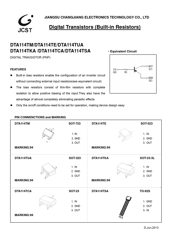 DTA114TSA