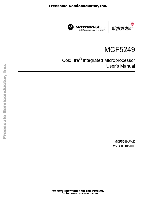 <?=MCF5249?> डेटा पत्रक पीडीएफ