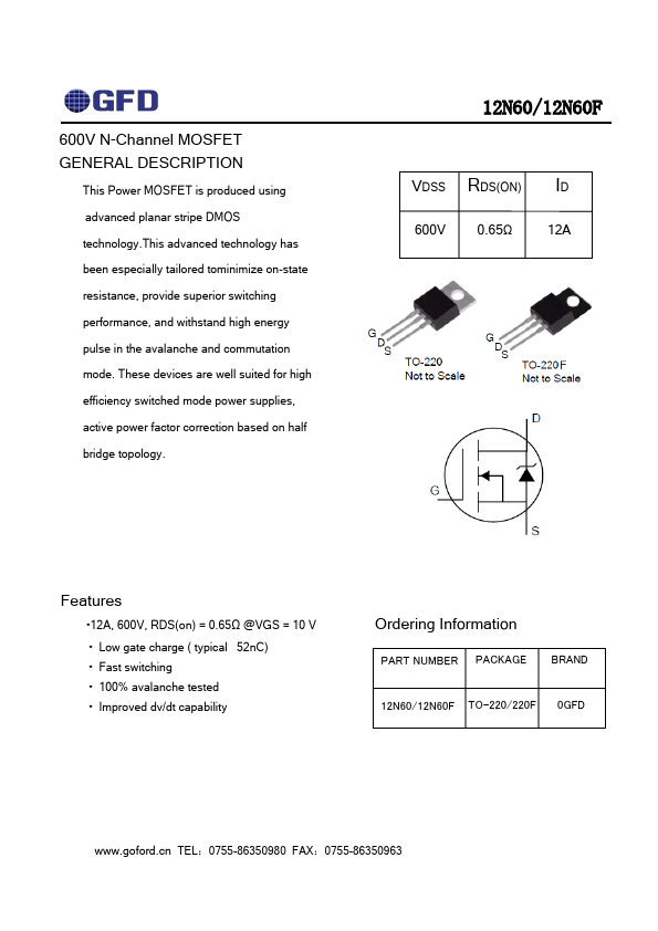 12N60 GFD