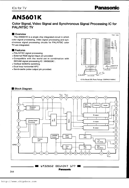 AN5601K Panasonic Semiconductor