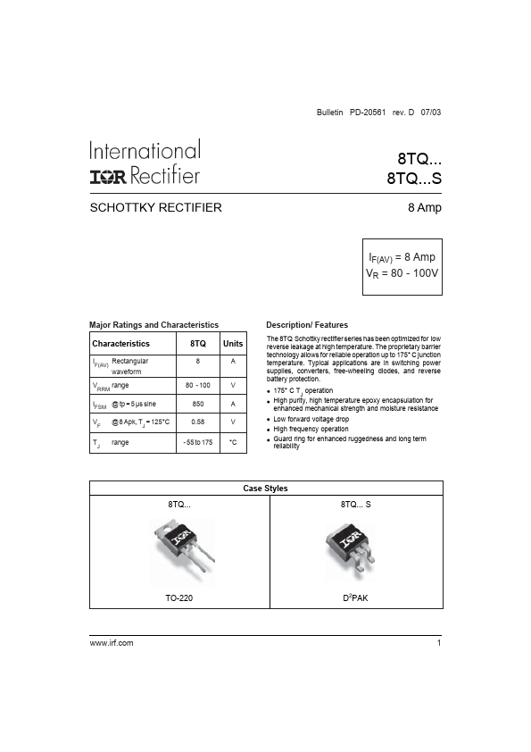 8TQ100S International Rectifier