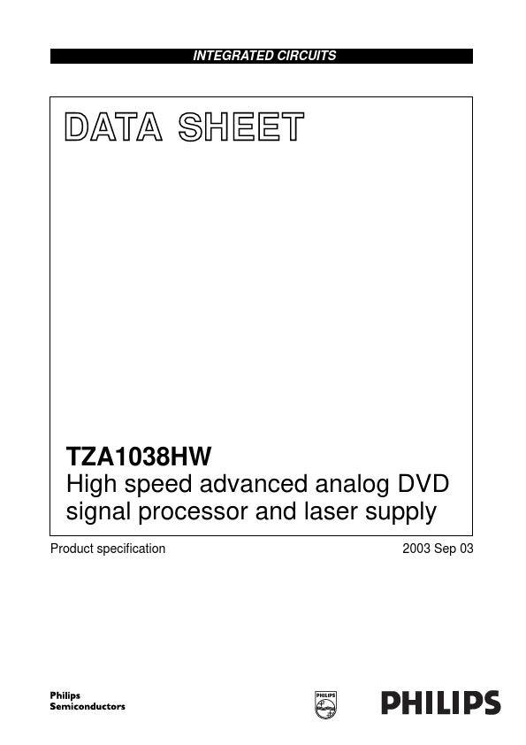 <?=TZA1038HW?> डेटा पत्रक पीडीएफ