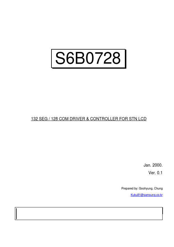 S6B0728 Samsung semiconductor